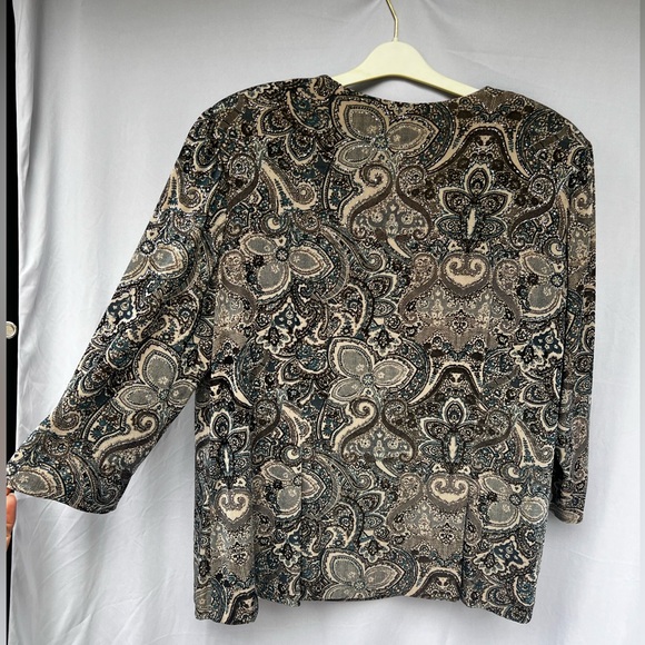 Women’s 2pc Elegant Blouse/Top by Alex Evenings • Plus Size - Picture 6 of 9